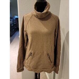 Peak Performance Ingrid TN Cowl Neck Pullover Sweatshirt‎ with Zipper Pockets